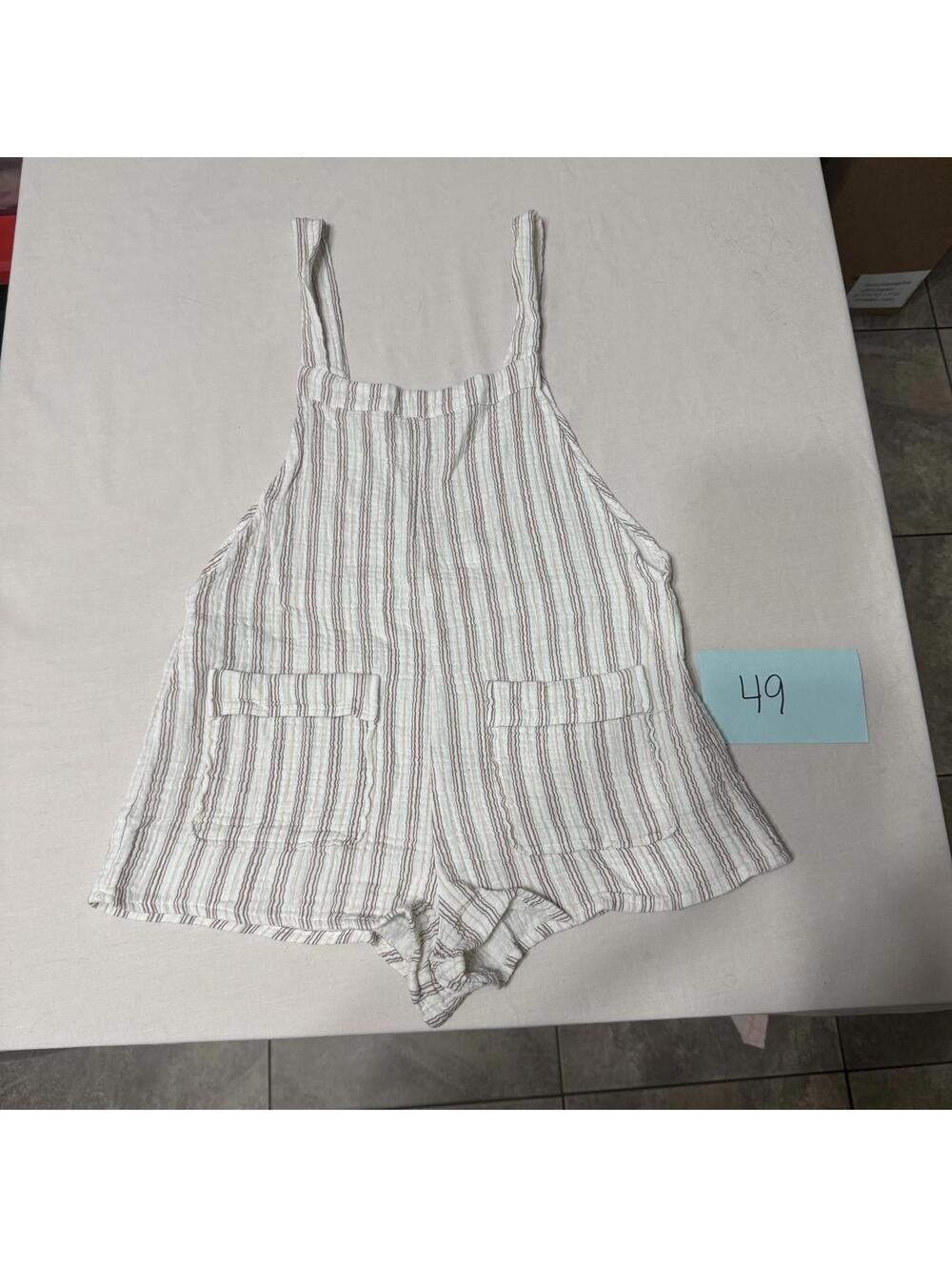 Forever 21 Striped Sleeveless Romper Size Small
